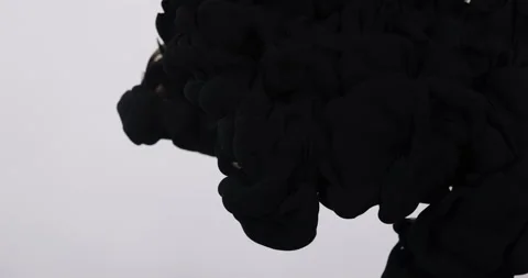 Black Ink Drops In Stock Footage 170860082