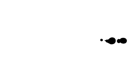 Black ink drops splatters spilling on white background Stock Footage 125475128