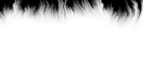 Black ink flowing on white background Stock Footage 78016795