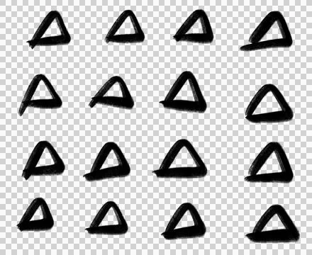 Black ink line geometric pattern doodle freehand sketch drawing shape form ab Stock Illustration