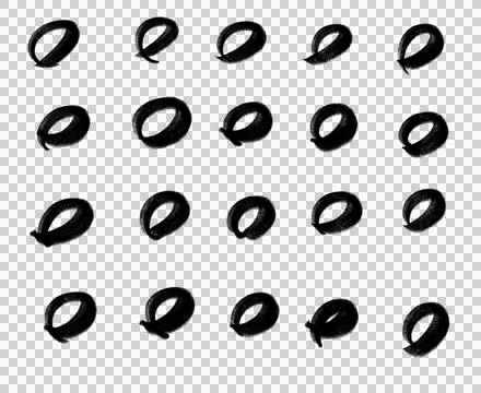 Black ink line geometric pattern doodle freehand sketch drawing shape form ab Stock Illustration