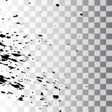 Black ink paint explosion splatter artistic cover design sketch. Stock Illustration