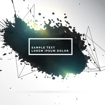 Black ink patch abstract background Ilustración de archivo
