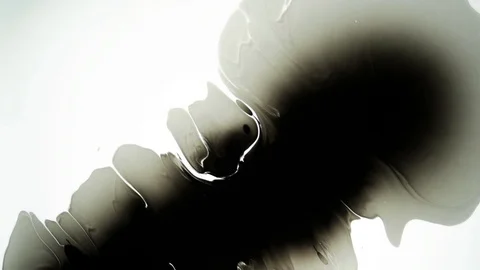Black ink reveal background Video stock 72476199