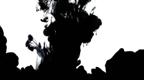 Black Ink Smoke Stock Footage 59785918