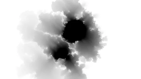 Black Ink splash Stock Footage 276447912