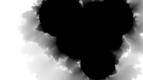 Black Ink splash Stock Footage 276447941