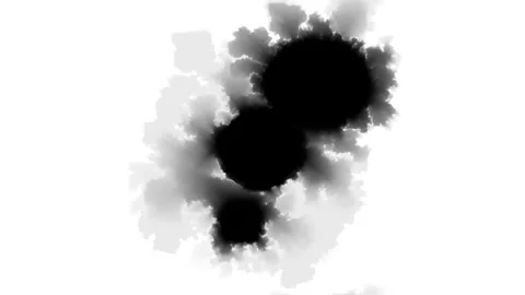 Black Ink splash Stock Footage 276448449