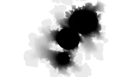 Black Ink splash Stock Footage 276448525