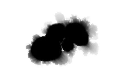 Black Ink splash Stock Footage 276448762
