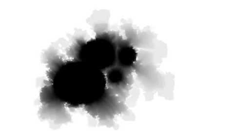 Black Ink splash Stock Footage 276449155