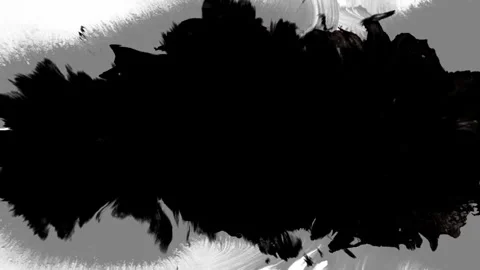 Black ink splashes Stock Footage 310544395