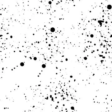 Black ink splashes pattern vector Stock Illustration