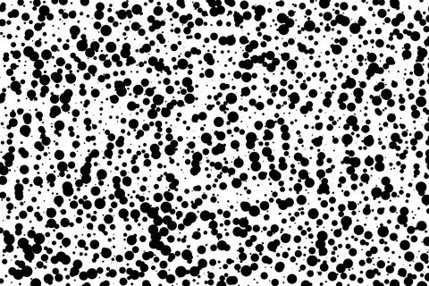 Black ink splatter dots pattern background 库存插图