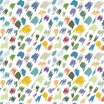 Black ink spots isolated on background. Stock Illustration