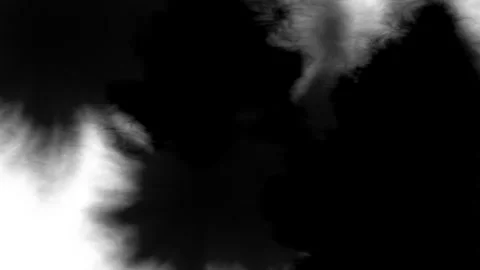 Black ink spreading across white paper background 動画素材 341470249