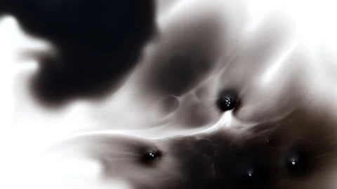 Black ink spreading on white background Stock Footage 147700843