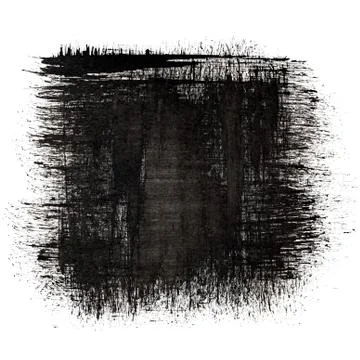 Black ink square イラスト素材