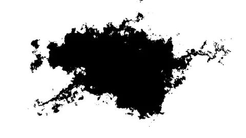 Black Ink Stain Spreading in Water drop amination. Stock Footage 336950486