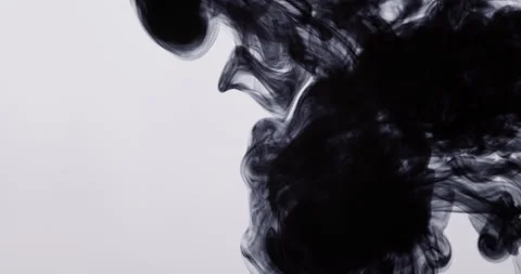 Black Ink Swirls Stock Footage 170635548