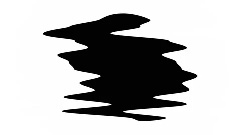Black Ink Transition Animation Stock Footage 144167145