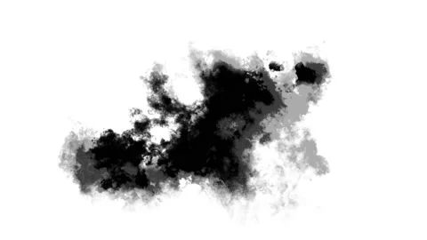 Black Ink Transition Animation Vídeo Stock 144175729