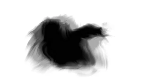 Black Ink Transition Animation Stock Footage 144176028