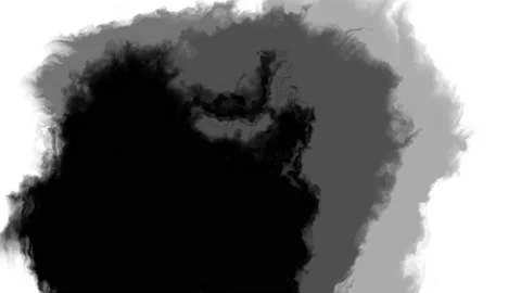 Black Ink Transition Animation Stock-Footage 144464455