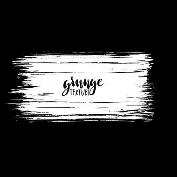 Black ink vector brush strokes background. Vector illustration. Grunge texture Stock Illustration