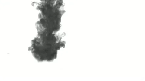 Black ink in water 7 Stock Footage 10896112