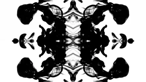 Black ink in water Stock Footage 2393748