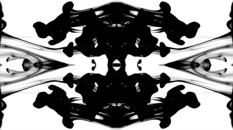 Black Ink in Water Stock Footage 2396484