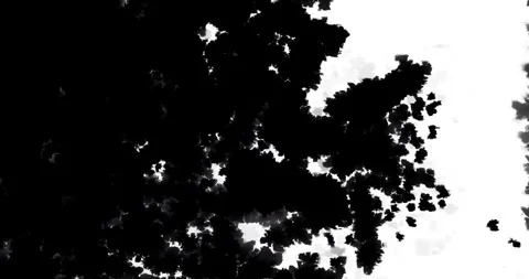 Black Ink Wipe Spreading Left to Right, Luma Matte Transition Stock Footage 343578699