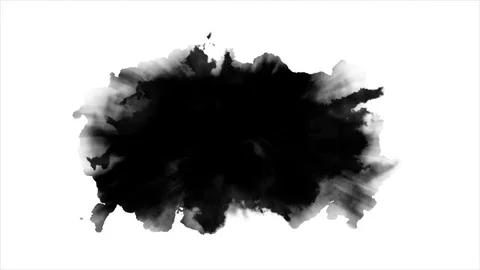 Black inks drops Stock Footage 81493315