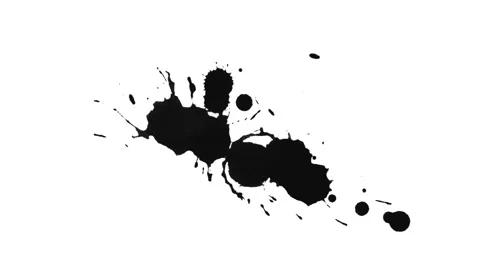 Black inks drops 動画素材 102724169