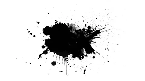 Black inks drops Stock Footage 102916305