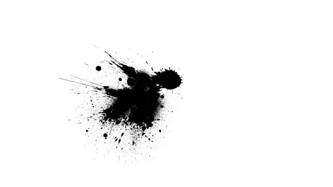 Black inks drops Stock Footage 102916335