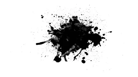 Black inks drops 動画素材 102916419