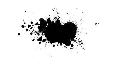 Black inks drops Stock Footage 103282294