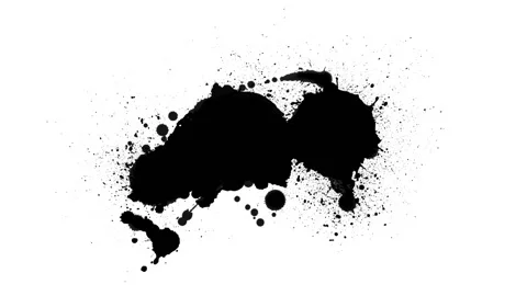 Black inks drops Video stock 103282320