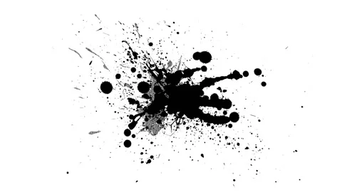 Black inks drops Stock-Footage 103282378