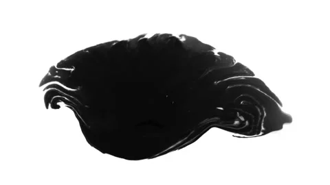 Black inks drops 库存影片 103858685