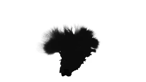 Black inks drops 스톡 동영상 103858690
