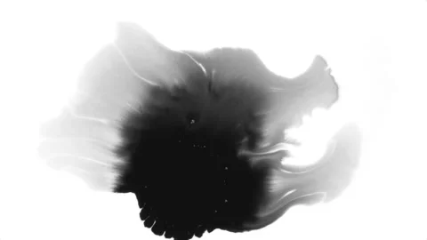 Black inks drops 库存影片 103858753