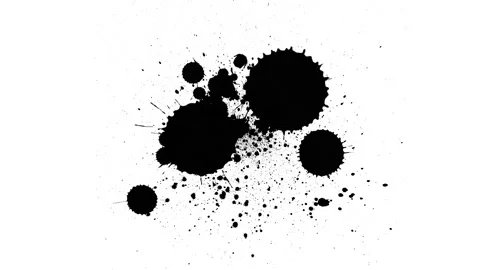 Black inks drops Stock Footage 106192066