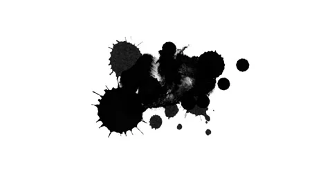 Black inks drops Stock Footage 106192492
