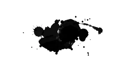 Black inks drops Stock Footage 106192507