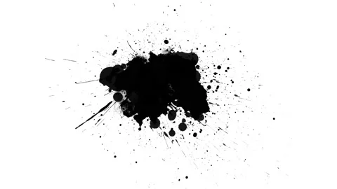 Black inks drops Video stock 108668466
