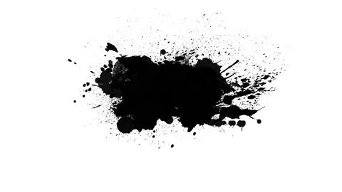Black inks drops Stock Footage 108668583