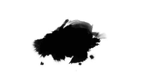 Black inks drops Stock Footage 120747491